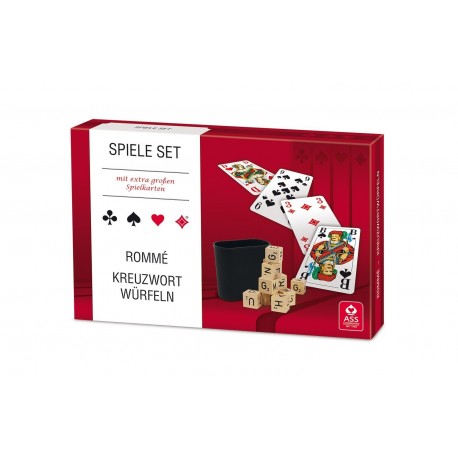 Spieleset Romme Kreuzwortwürfeln