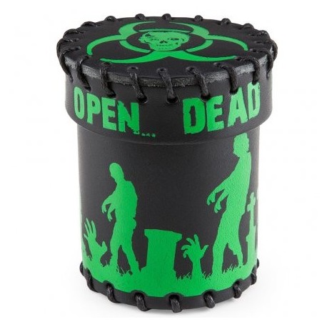 Zombie Black Leather Dice Cup