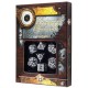 Würfelset Steampunk Clockwork White & black Dice Set (7)