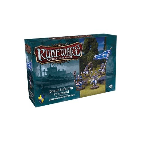 Runewars Miniature Game Daqan Infantry Command