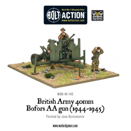 Bolt Action British QF 40mm Bofors AA gun Mk III (1942-1945)