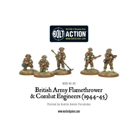 Bolt Action British Flamethrower & Combat Engineers