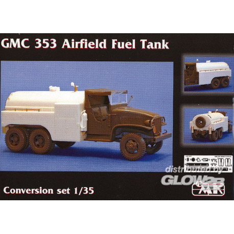 GMC 353 Airfield Fuel Tank Conversation Set für Tamiya Bausatz