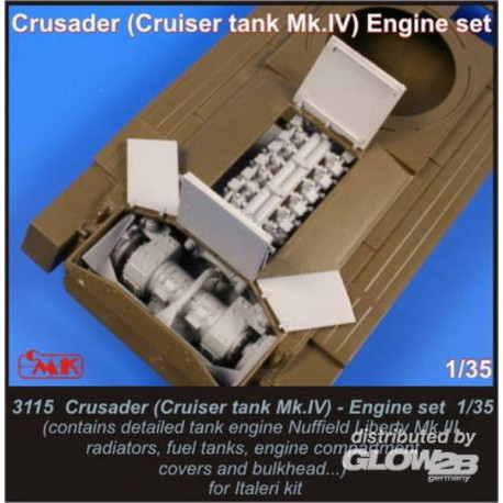 Crusader (Cruiser tank Mk.IV) Engine set 