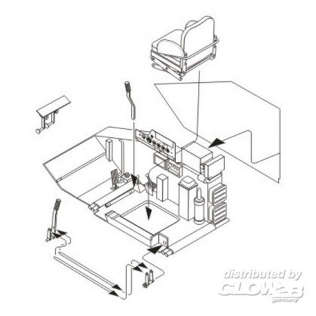 T-55A Drivers's set for Tamiya 