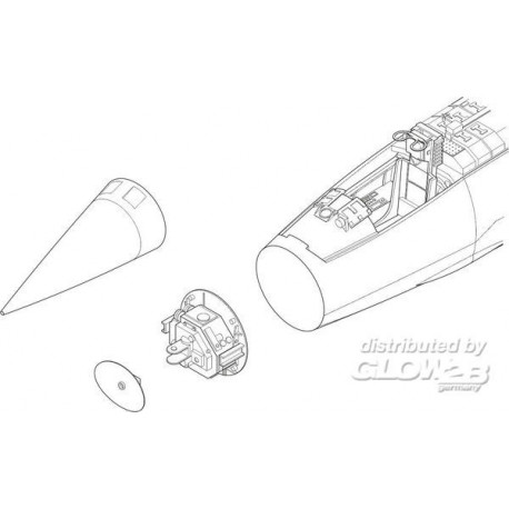 F-104G Starfighter Radome set (HAS) USA 