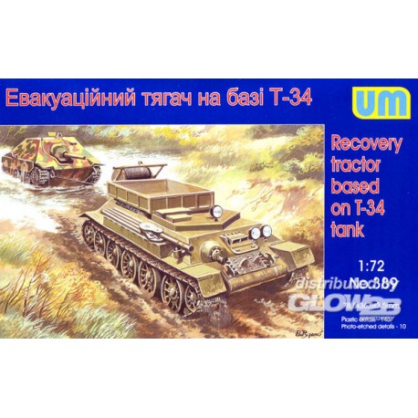 Recovery tractor on T-34 basis 