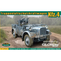 Kfz.4 WWII German AA motor vehicle 