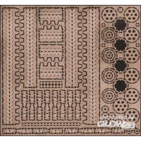 PE-Tracks for BT-7 drive wheels für UM Bausatz