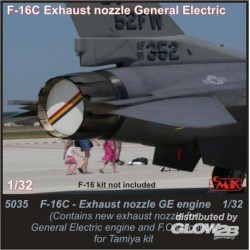 F-16C Exhaust nozzle GE for TAM/ACA 