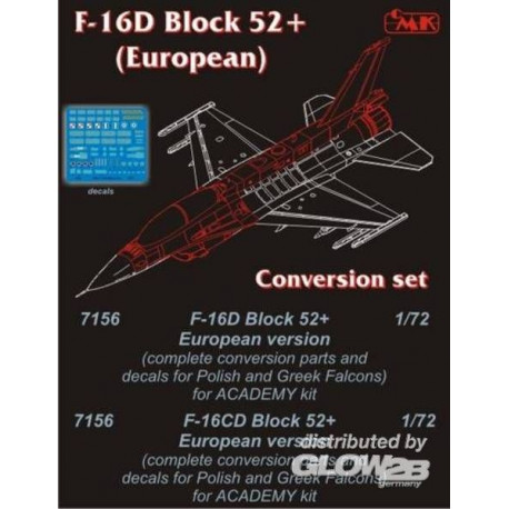 F-16D Block 52+ Europe für Academy Bausatz