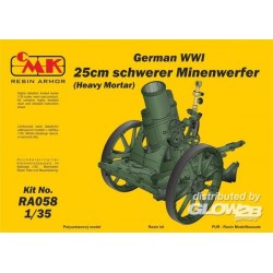 German WWI 25cm schwerer Minenwerfer/ Heavy Mortar-All Resin kit