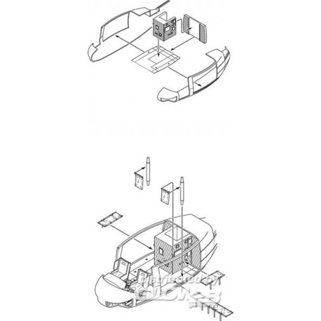 UH-1D Cargo Bay set (DRA), USA, Modern 