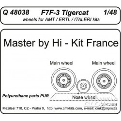 F7F-3 tigercat wheels für Revell Bausatz