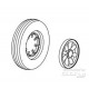 F6F Hellcat wheels with moulded eight 