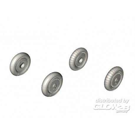 Bf 109G-6 Wheel set (smooth and ribbed tyres) 