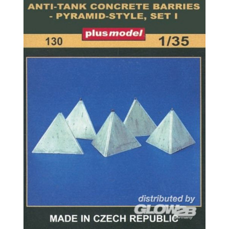 Panzerbarrikaden Pyramidenform Set I 