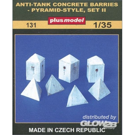 Panzerbarrikaden Pyramidenform Set II 