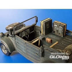 Kübelwagen Radio Car Kfz. 2 Umbau Set für Tamiya Bausatz