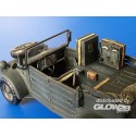 Kübelwagen Radio Car Kfz. 2 Umbau Set für Tamiya Bausatz