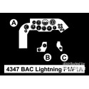 BAC Lightning F1/F1A -Cockpit Set 