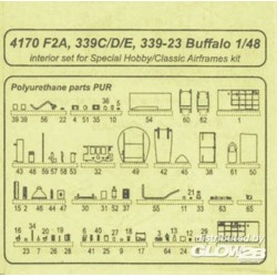 Buffalo F2A-1/2/3 interior 