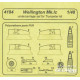 Wellington Mk.Ic Undercarriage Set Resin Detail Set für Trumpeter-Bausatz