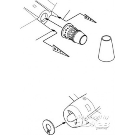 Canberra PR Mk.9 Engine set UK mod. AIR 