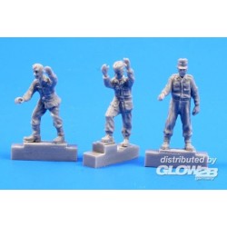 German A4/V2 missile launch platform personnel,WW II (3 Figures)