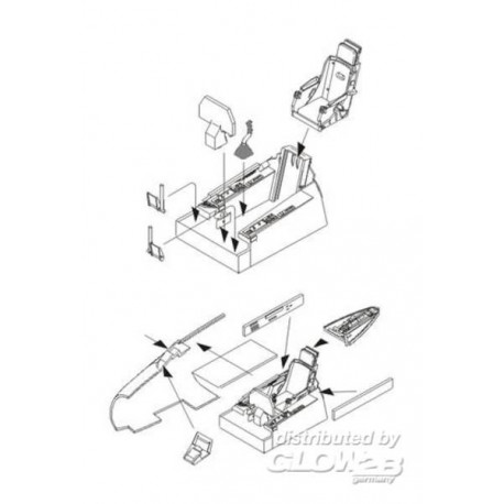 F-86F Interior set 