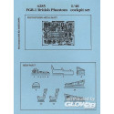 British Phantom FGR.1 Cockpit Set für Hasegawa Bausatz