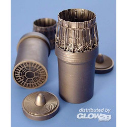 F-15C exhaust nozzles - late version Für Hasegawa Bausatz.