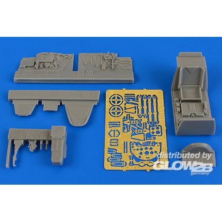 Bf 109G-6 (early) cockpit set f.Eduard 