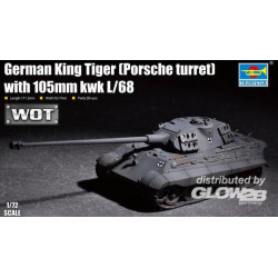 German King Tiger(Porsche turret)w.105mm kWh L/68