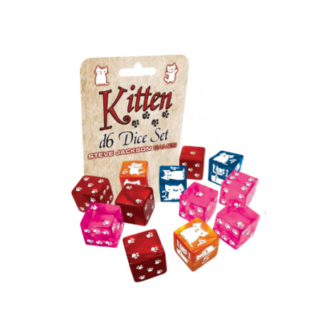 Kitten d6 Dice Set - EN