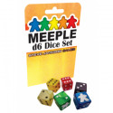 Meeple D6 Dice Set - White - EN