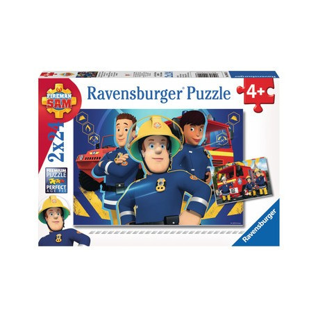 Puzzle: Feuerwehrman Sam - Sam hilft dir in der Not (2x24 Teile)