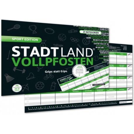 STADT LAND VOLLPFOSTEN ? SPORT EDITION (DinA4-Format)