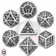 Dwarven Dice White/Black (7)