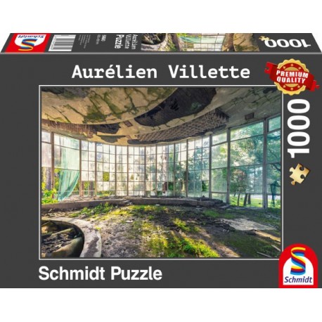 Puzzle Altes Cafe in Abchasien Aurelian VILETTE 1000T