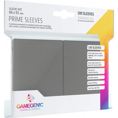 PRIME Sleeves Gray (100)