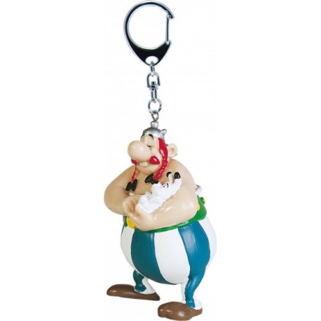 Obelix mit Idefix - Schlüsselanhänger