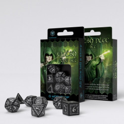 Elvish Dice Black/White (7)