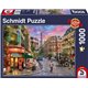 Puzzle: Straße zum Eiffelturm (1000 Teile)