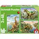 Puzzle Abenteuer mit den Dinosauriern 3x48T