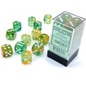 Nebula TM 16mm d6 Spring/white Luminary Dice Block? (12 dice)