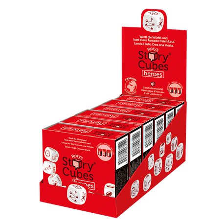 Story Cubes Heroes (6er-Display) • MULTI DE/FR/IT