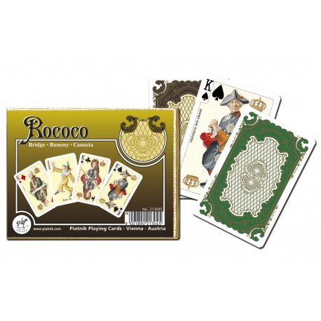 Rummy Bridge Karten Goldschnitt Rococo