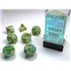 CHX27409 Marble Polyhedral Green dark green 7-Die Set