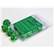 CHX26205 Opaque Green/white Set d10 (10)